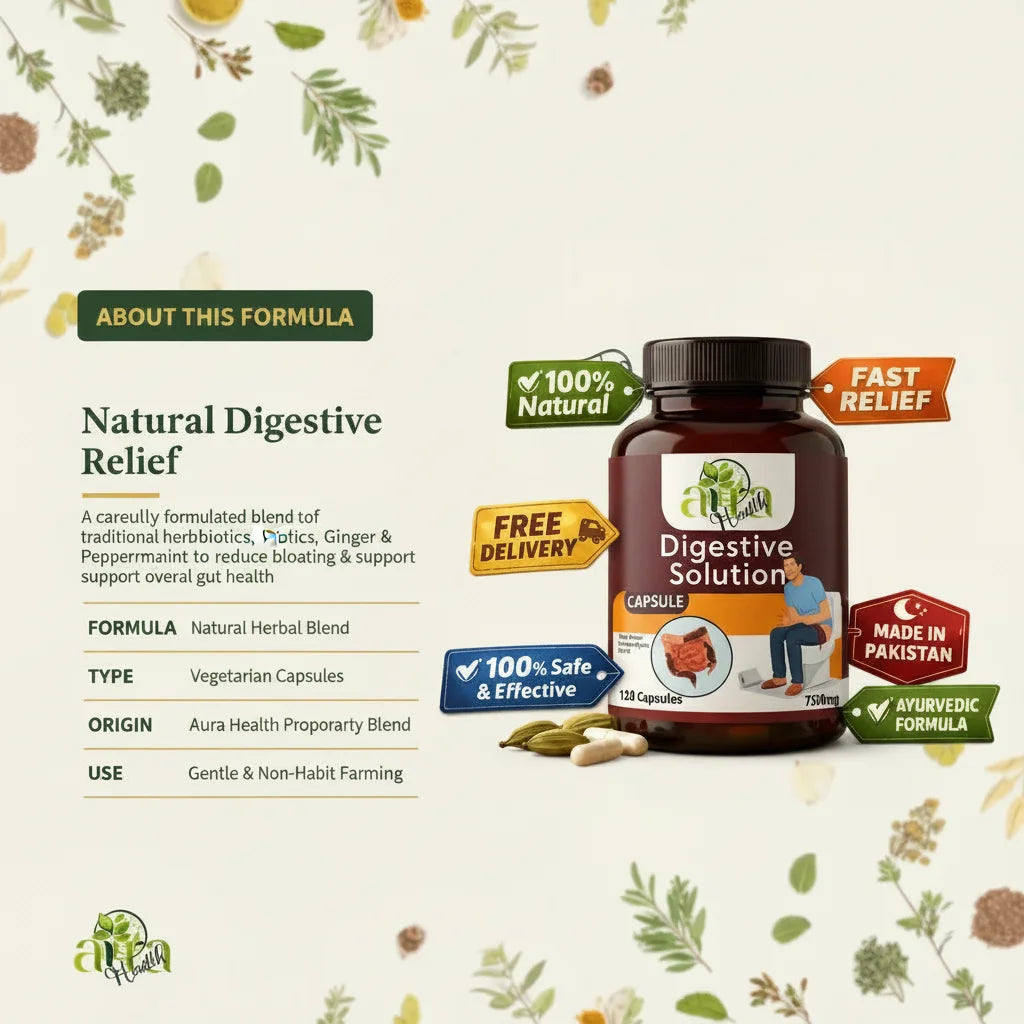 Digestive Solution: Probiotics, Ginger & Peppermint Complex