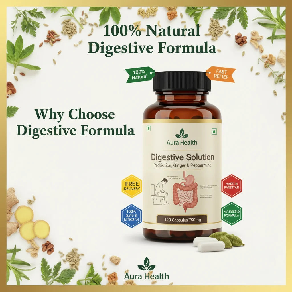 Digestive Solution: Probiotics, Ginger & Peppermint Complex