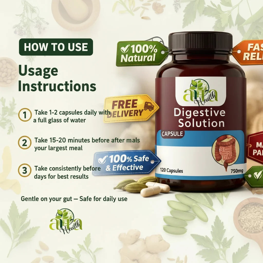 Digestive Solution: Probiotics, Ginger & Peppermint Complex