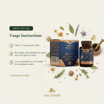 Mens Sperm Up | Male Vitality & Sperm Support